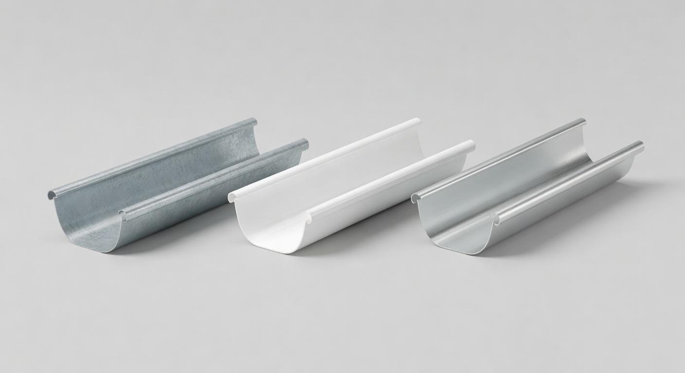 Gouttières Zinc, PVC ou Aluminium : Comparatif Complet pour la Belgique