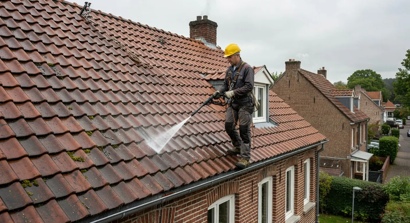 Guide complet nettoyage toiture Belgique 2026