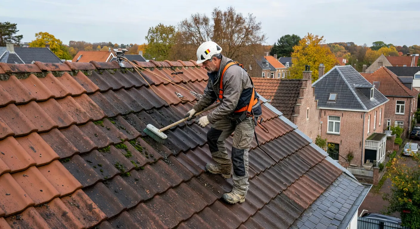 Nettoyage professionnel de toiture en Belgique pour 2026