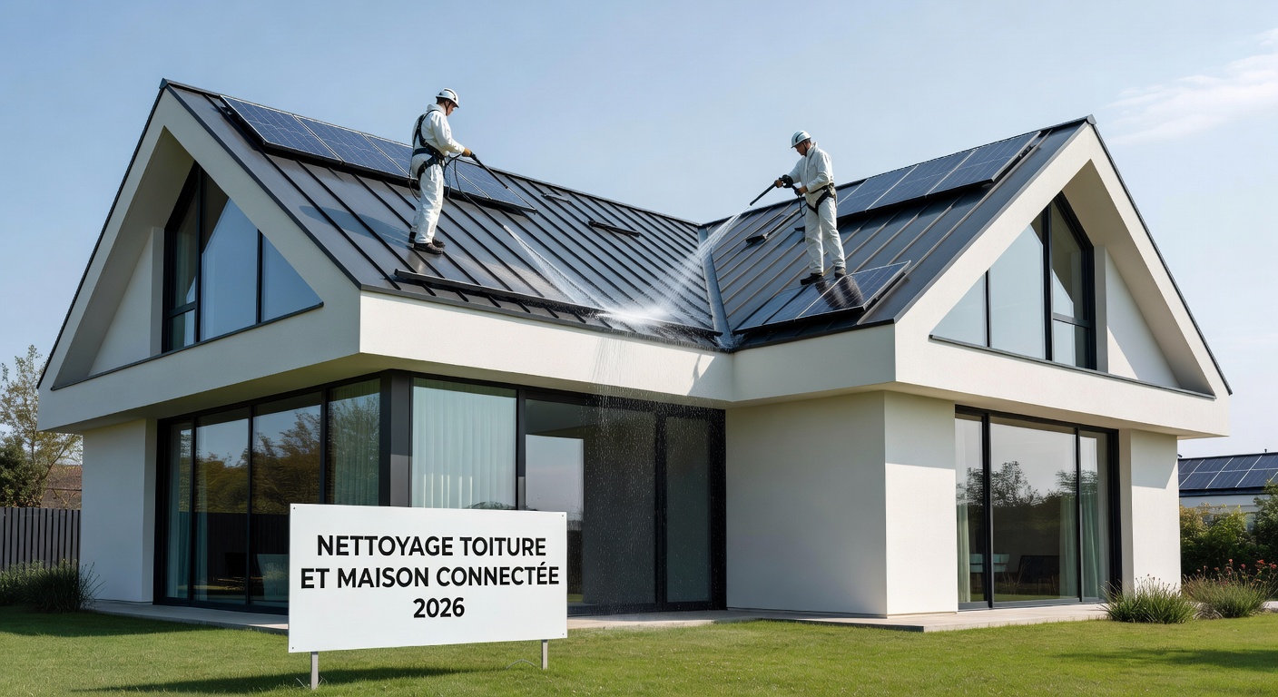 nettoyage toiture et maison connectee 2026