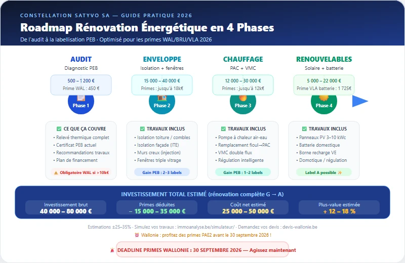 Installation panneaux solaires - Étapes et coûts 2026